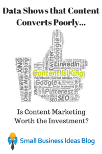 Content Converts Poorly